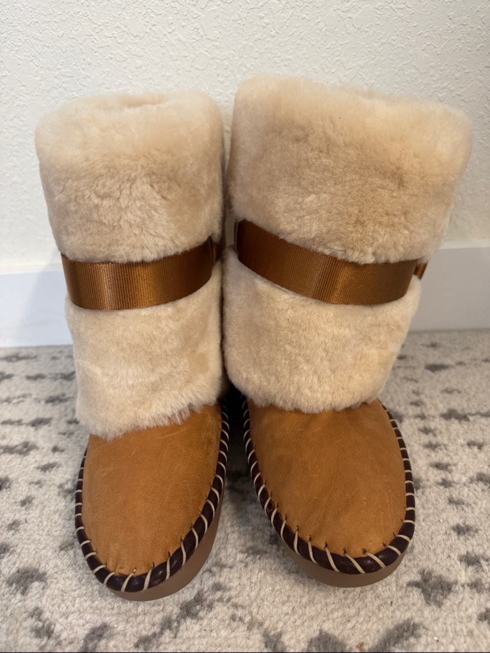 NEW! Jessica Simpson Luxella Shearling Fur Mukluk Boots